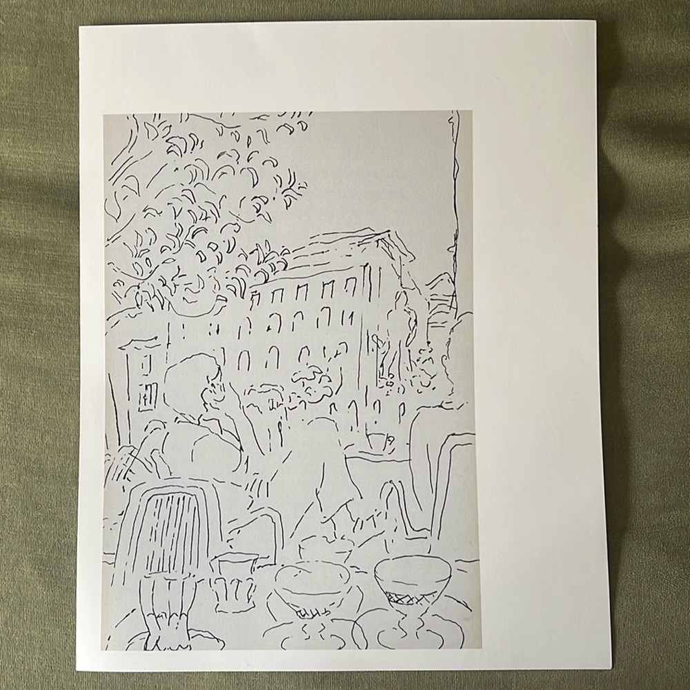 DIPTYQUE “UN CAFÉ À PARIS” POSTER - Picture 2 of 6